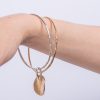 Bracciale 2 cerchi con medaglia