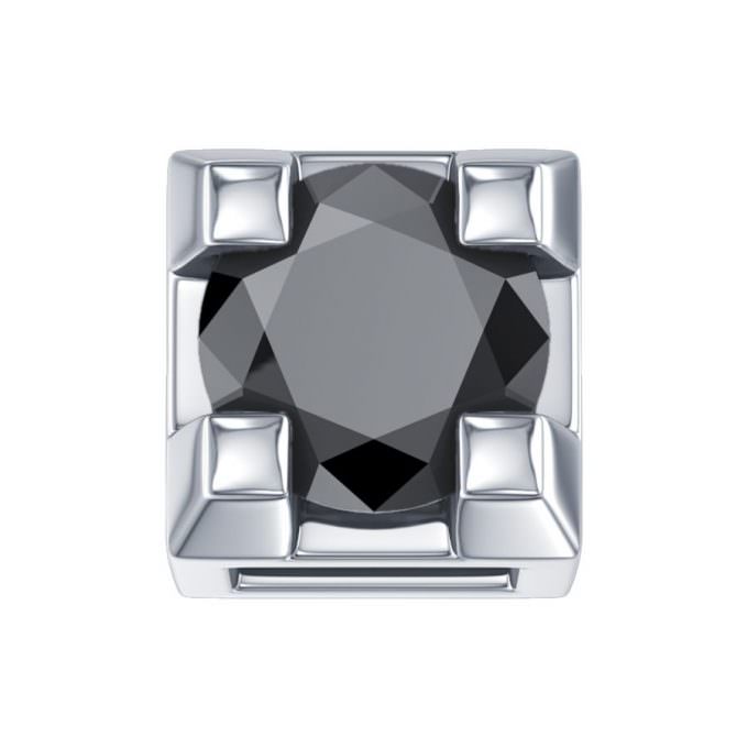 DonnaOro Elements-Griffe oro bianco con diamante nero
