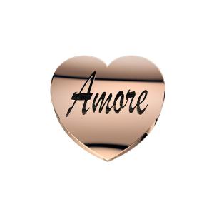 DonnaOro Elements-Cuore grande in oro rosa (Amore)
