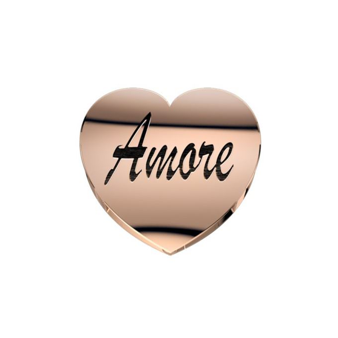 DonnaOro Elements-Cuore grande in oro rosa (Amore)