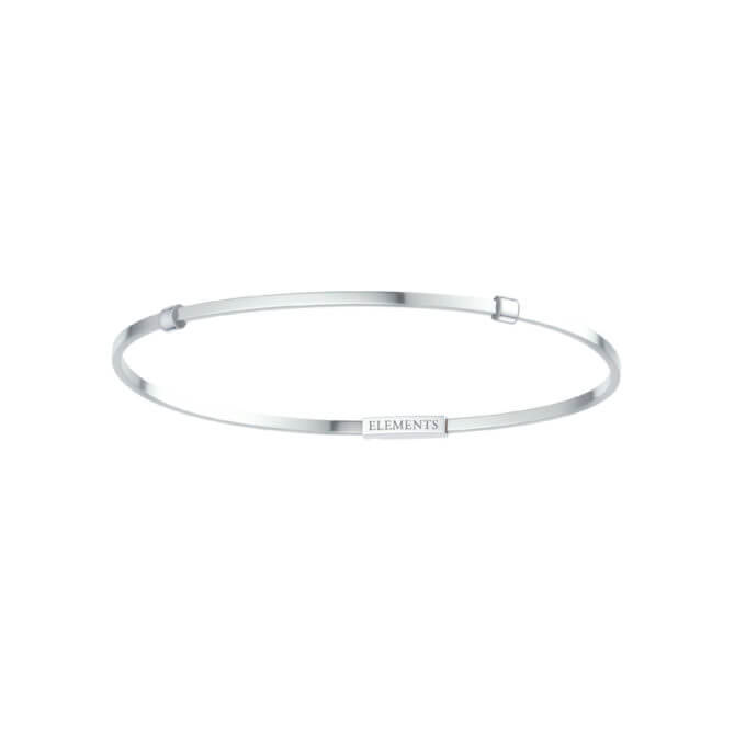 DonnaOro Elements Silver bangle bracelet