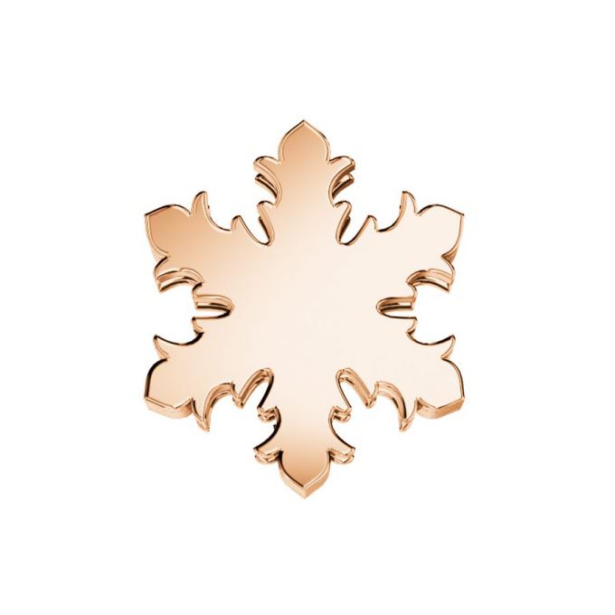 DonnaOro Elements -Pink gold snowflake