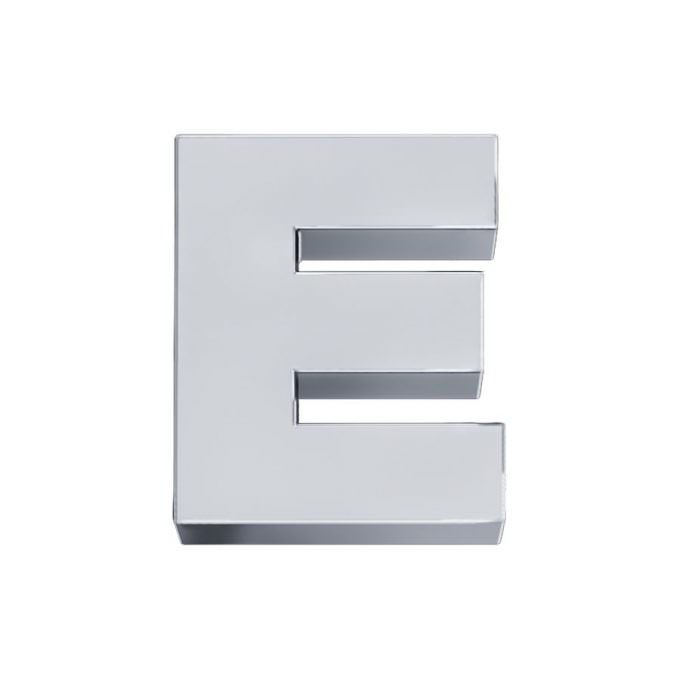 DonnaOro Elements-Letter E white gold 18kt