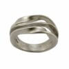 Anello artigianale Onda in argento