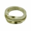 Anello artigianale Onda in argento avanti