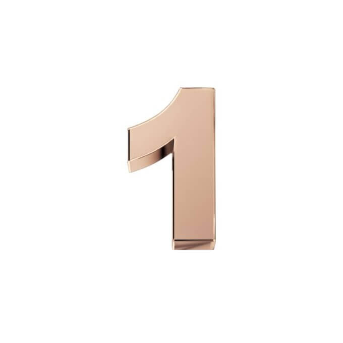 DonnaOro Elements - Numero 1 in oro rosa