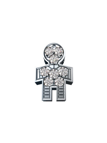 Elements Donnaoro-Adulto maschio in oro bianco con diamanti- DCHF9181.003