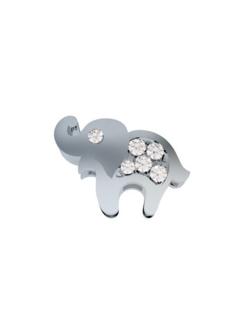 Elements Donnaoro-Elefntino oro bianco con diamanti -DCHF9301.002