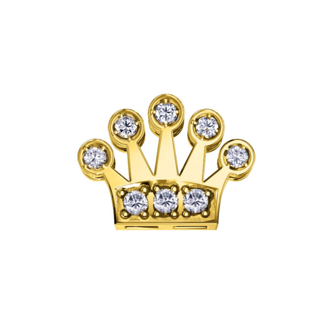 DonnaOro Elements - Corona oro giallo con diamanti bianchi - DCHF9601.004