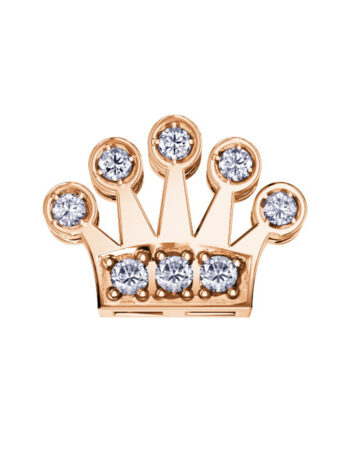 DonnaOro Elements - Corona oro rosa con diamanti bianchi - DCHF6525.004