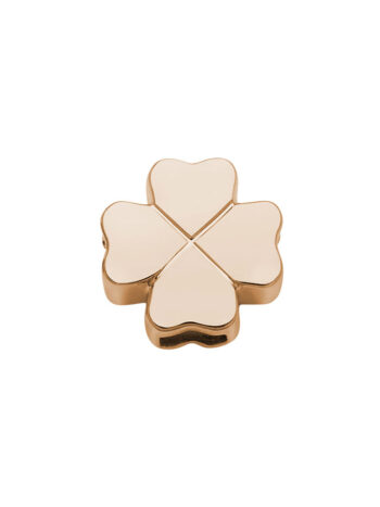 DonnaOro Elements - Charm Cuore Semplice In Oro Rosa 18kt - DCHF9864, Formato 6x6 Mm, Per Collane O Bracciali