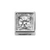 DonnaOro Elements Cubo oro bianco con diamante bianco